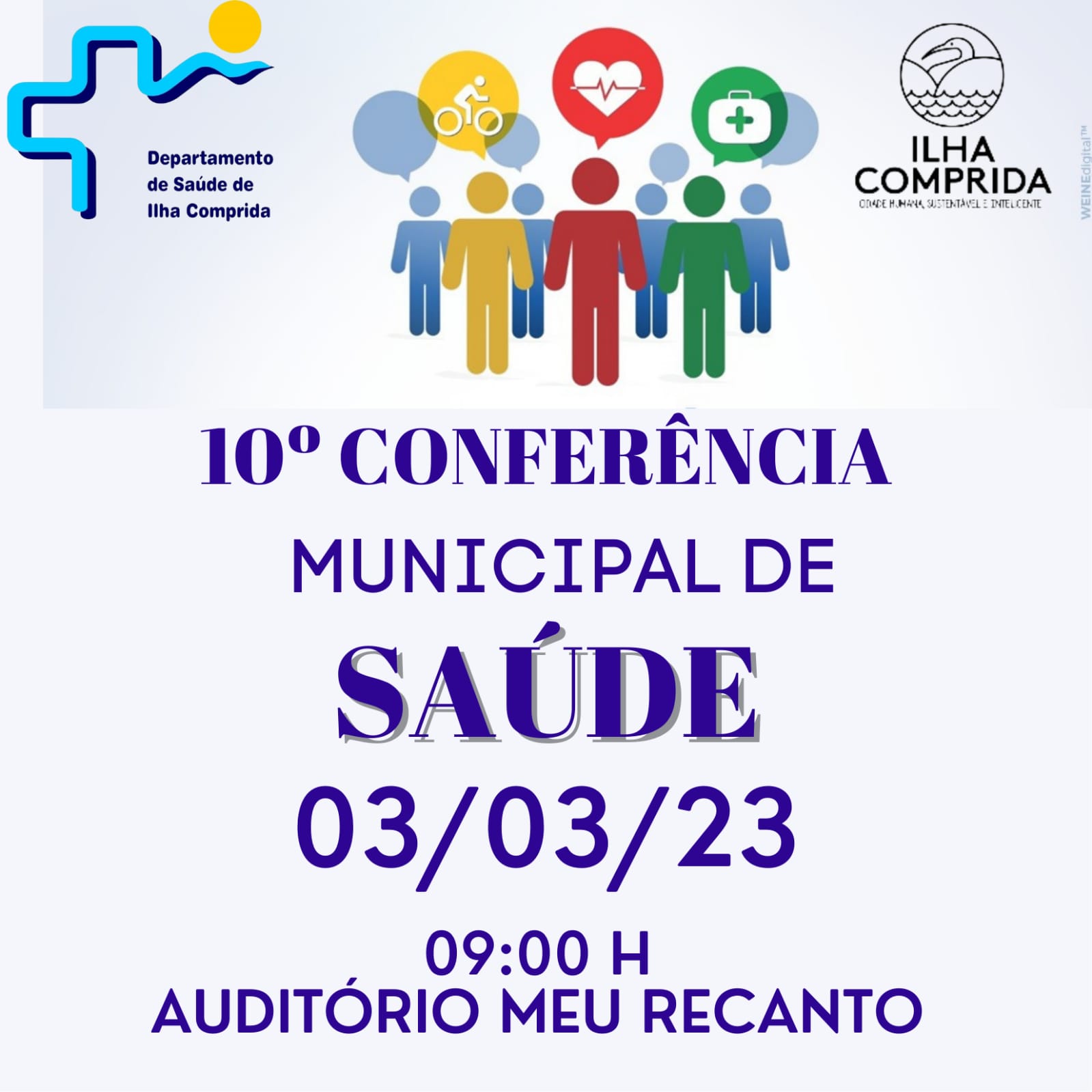 Município convida a população para a 10 Conferência Municipal de