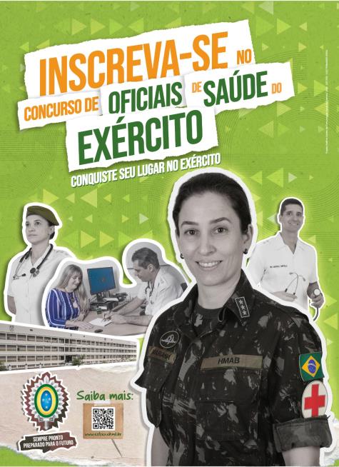 O Exército Brasileiro anuncia a abertura de concurso público para