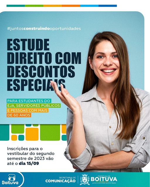 Curso De Direito Desconto Para Estudantes Do Eja Servidores