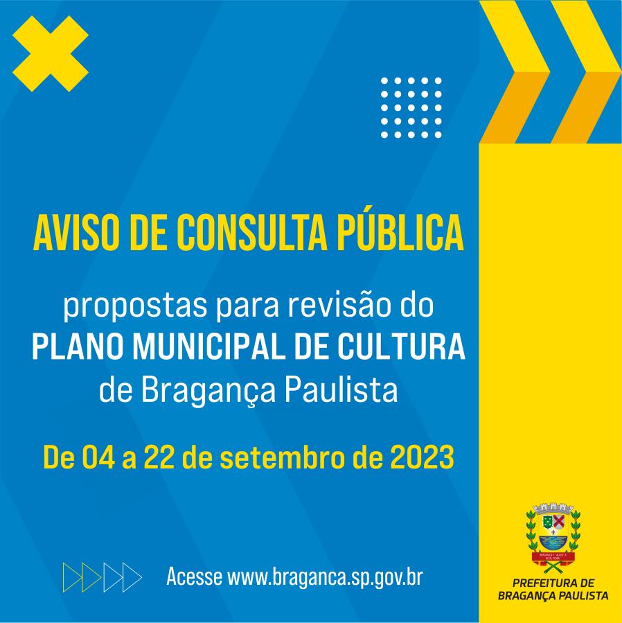 Prefeitura reabre Consulta Pública para revisão do Plano Municipal de