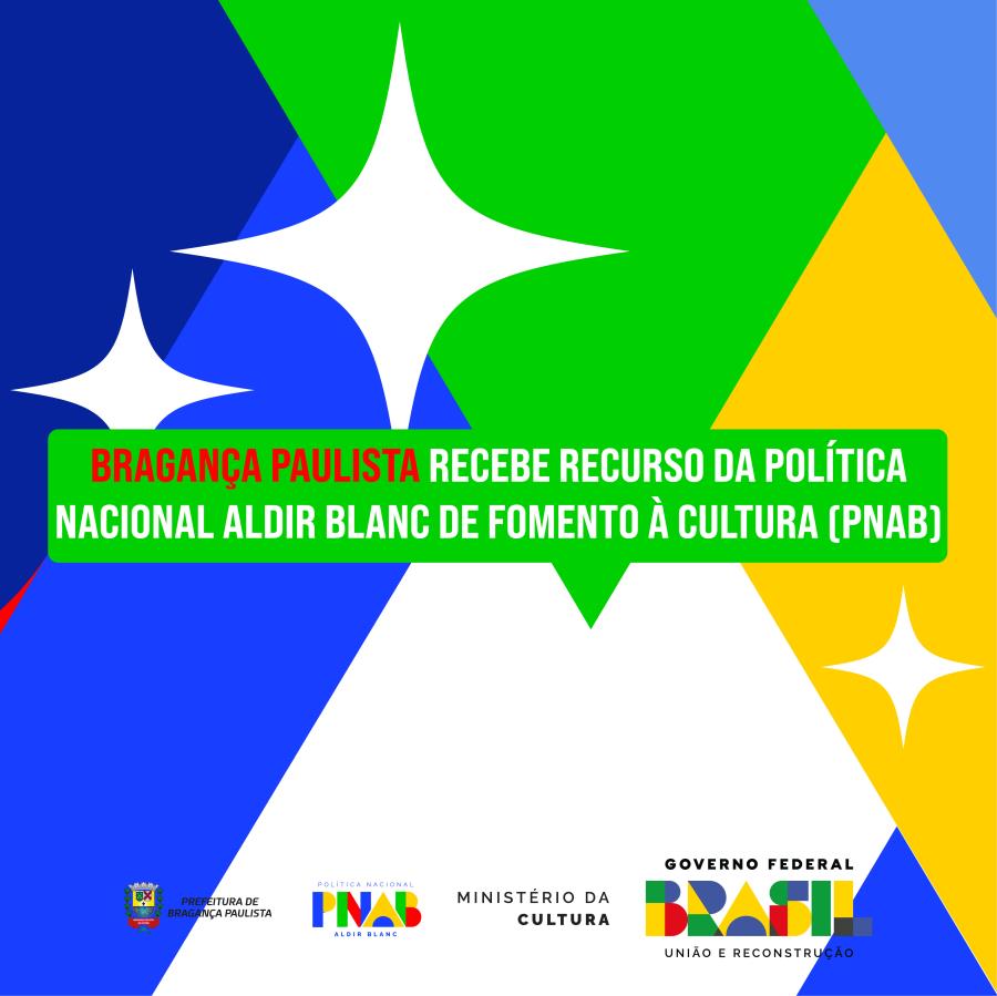 Bragança Paulista recebe recurso da Política Nacional Aldir Blanc de