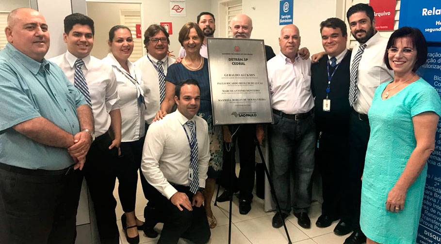 PREFEITURA DE CEDRAL INAUGURA GANHA TEMPO
