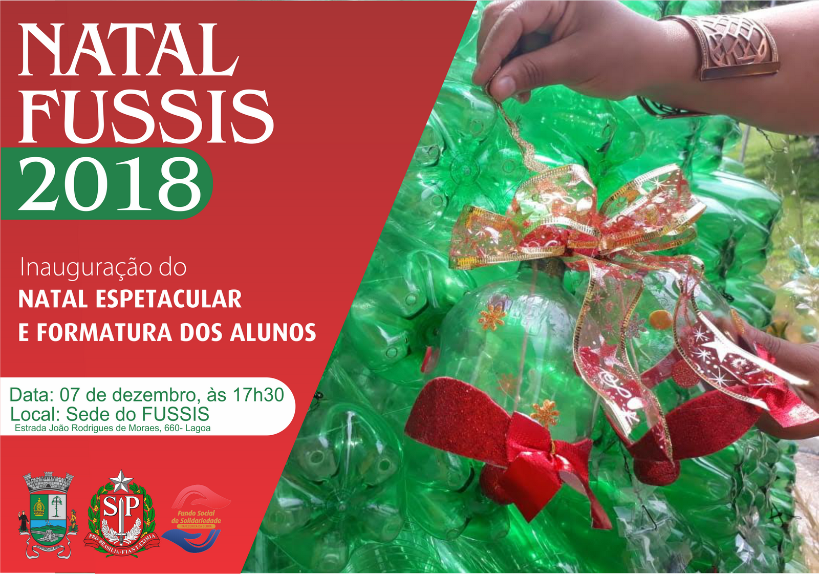 Sede do Fundo Social ganha Árvore de Natal nesta sexta-feira