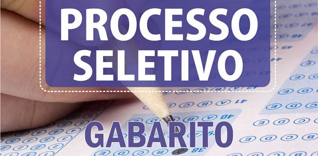 GABARITO PROCESSO SELETIVO 001/2018
