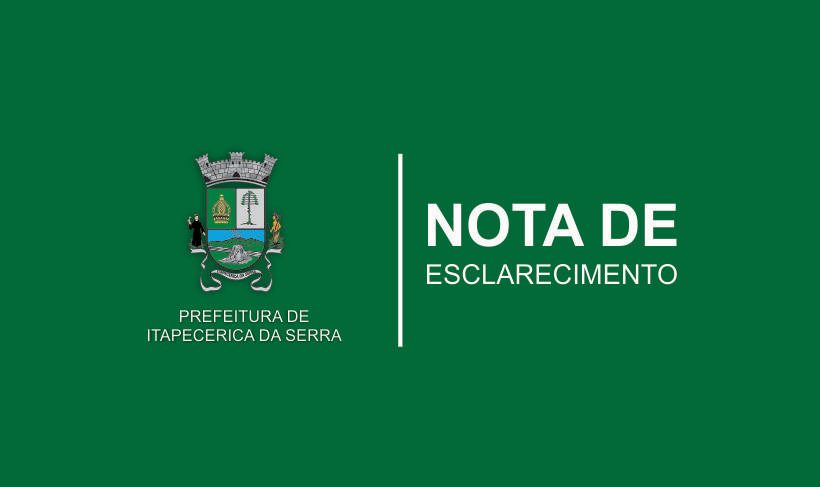 Nota de Esclarecimento: Programa Mais Médicos