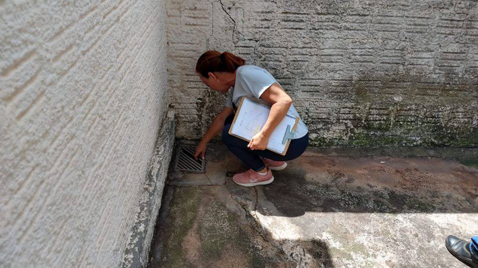 Trabalho dos Agentes de Saúde contra a dengue