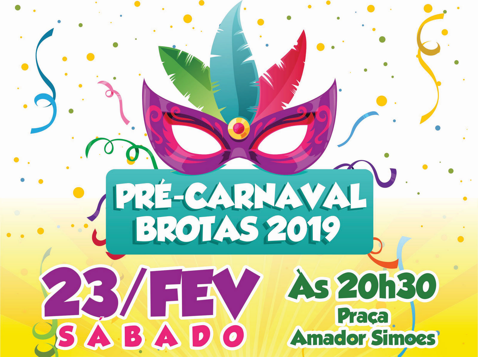Pré-carnaval será dia 23/02 na Praça Amador Simões