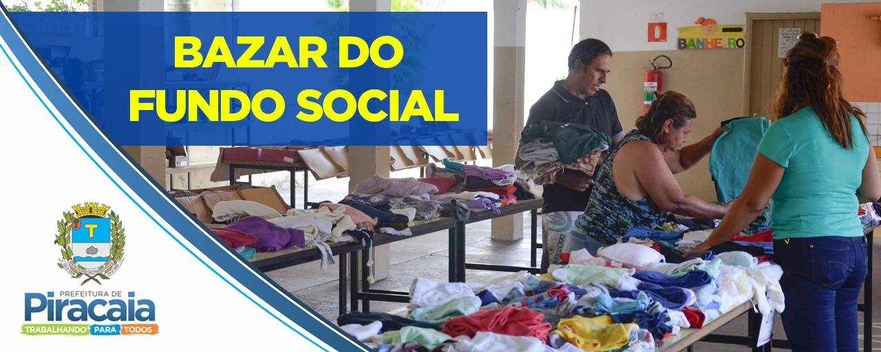 Bazar Solidário teve grande presença da população