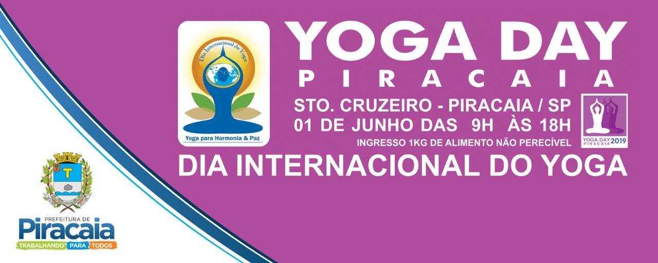 Yoga Day Piracaia será realizado no dia 1 de junho