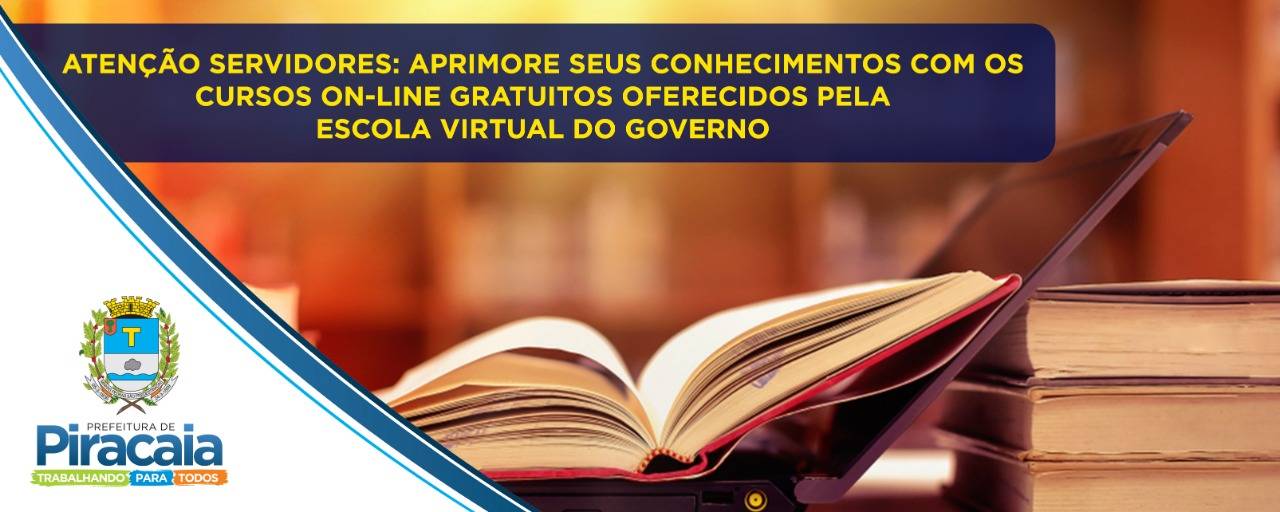 Servidores municipais podem se inscrever em cursos on-line gratuitos