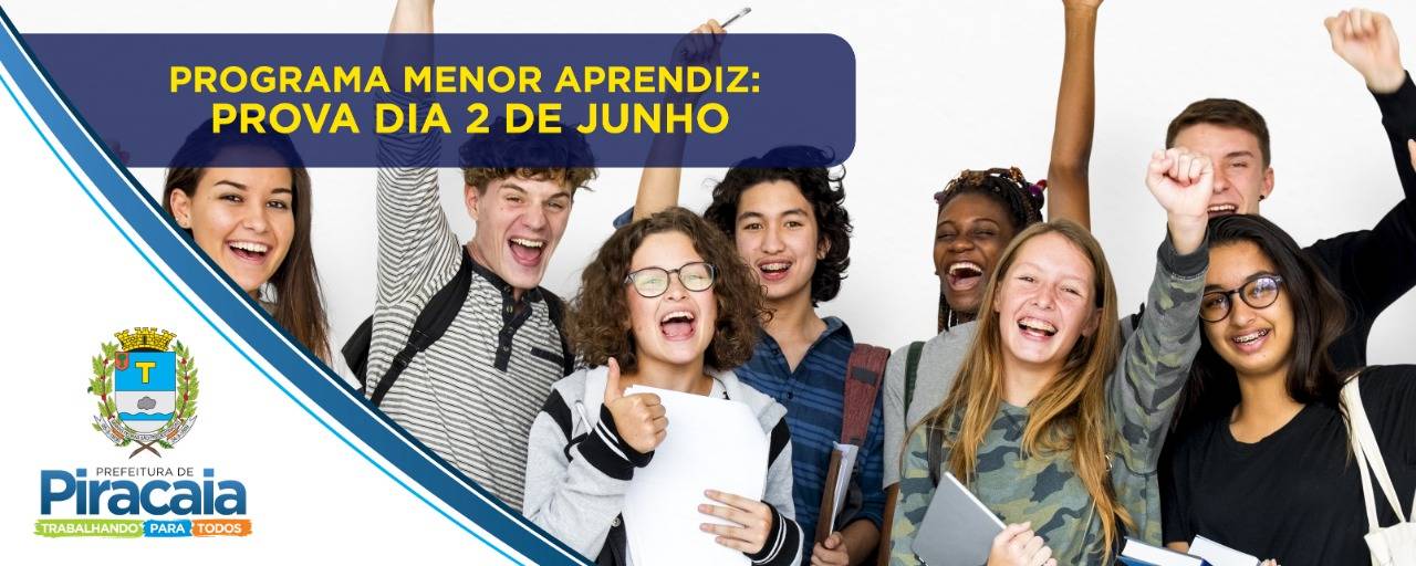 Prova do Menor Aprendiz será realizada neste domingo dia 2 de junho