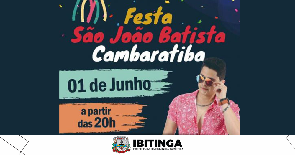 Prefeitura promove festa pública no distrito de Cambaratiba