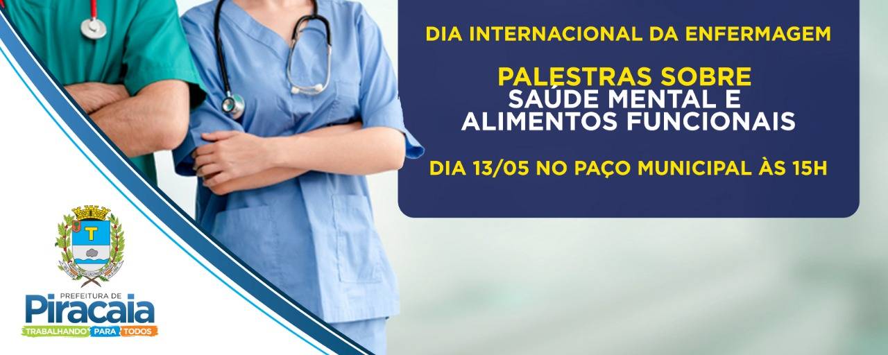 Prefeitura comemora o Dia Internacional da Enfermagem com evento para profissionais da área