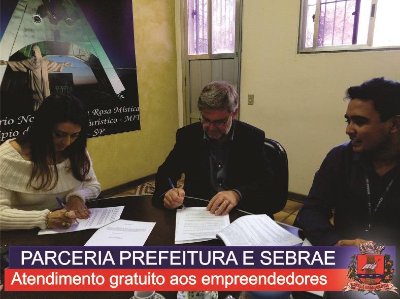 POSTO DO "SEBRAE AQUI" SERÁ INSTALADO EM ESTIVA GERBI COM APOIO DA PREFEITURA MUNICIPAL