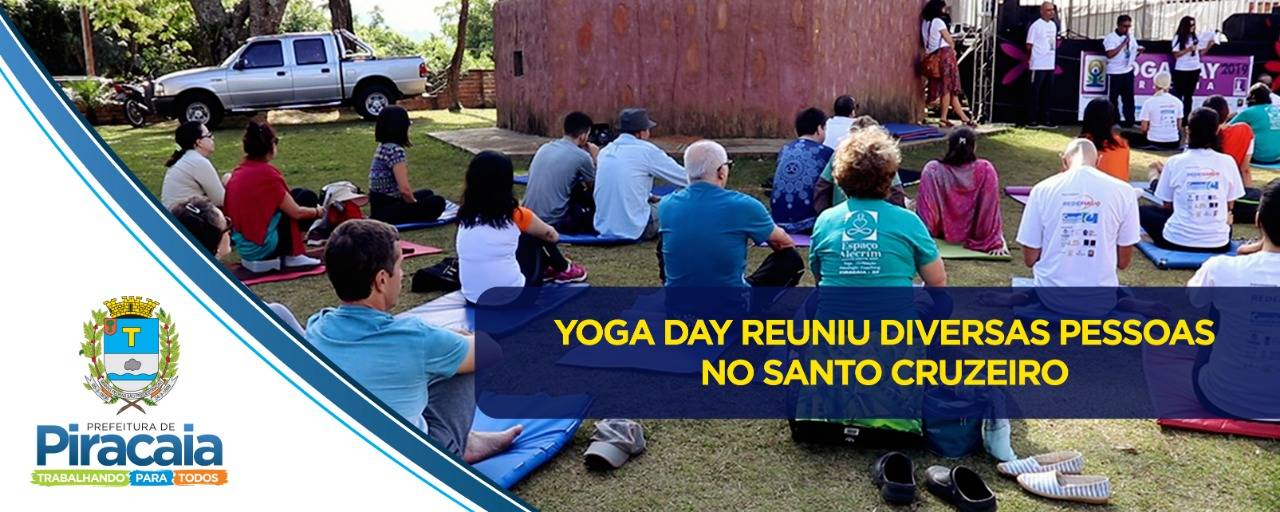 Yoga Day reúne praticantes em Piracaia