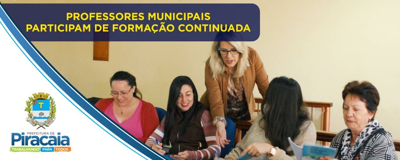Professores da rede municipal participam de capacitação