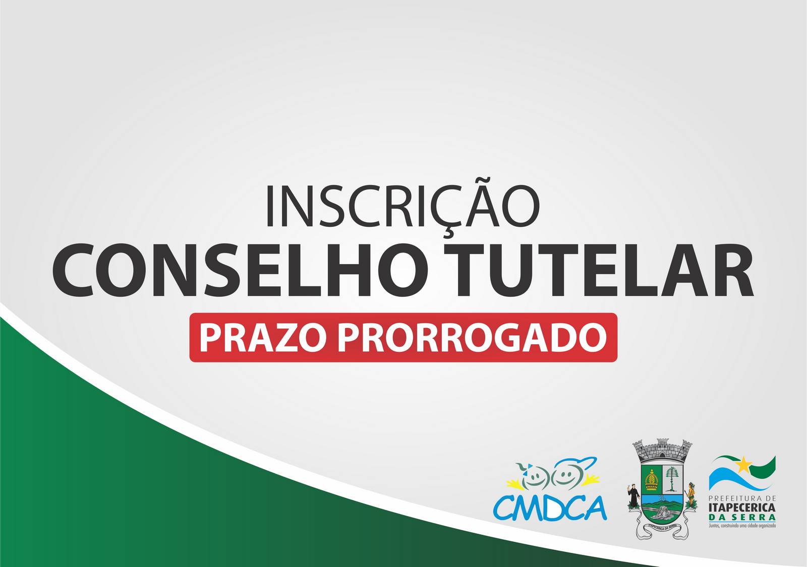 Inscrições para membros do Conselho Tutelar seguem até dia 19 de julho