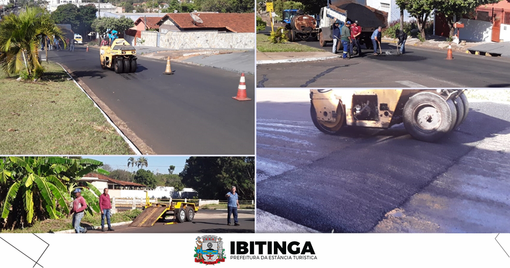 Prefeitura continua trabalhos de tapa-buraco em Ibitinga