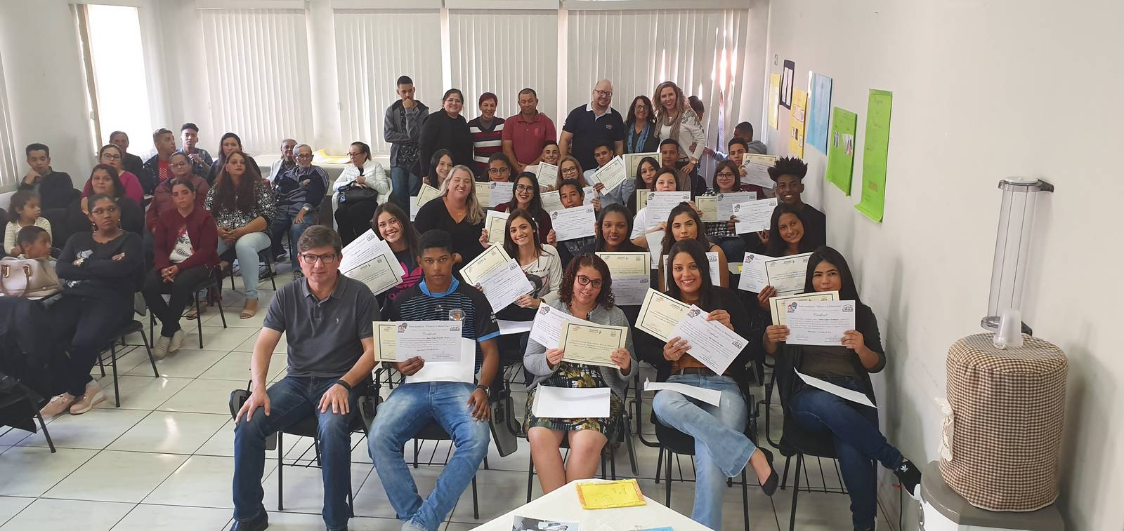 Formatura da segunda turma de Treinamento para Jovem Aprendiz de Elias Fausto