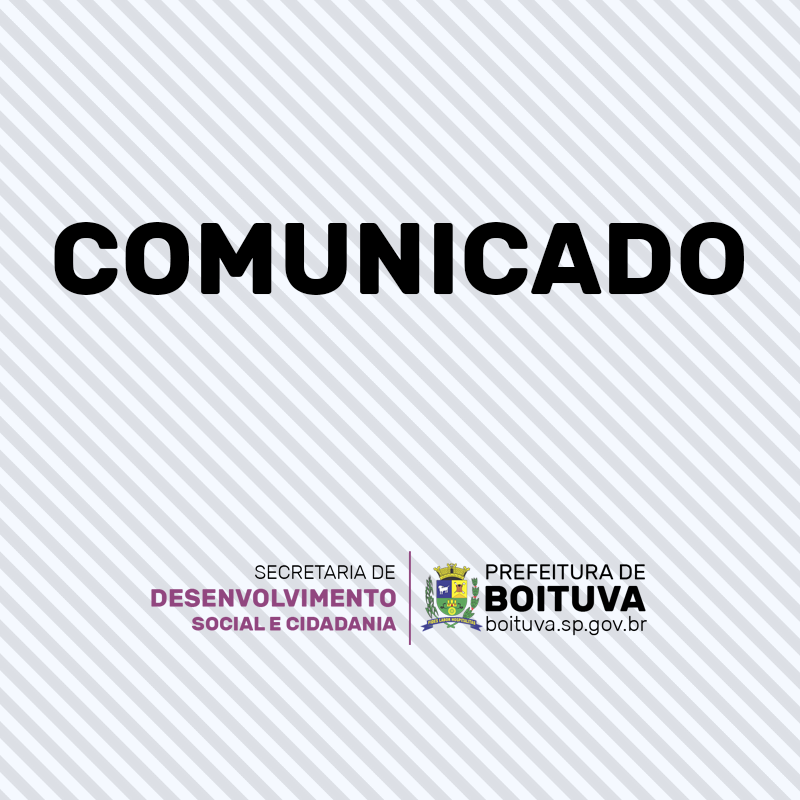 COMUNICADO: PROGRAMA MINHA CASA, MINHA VIDA