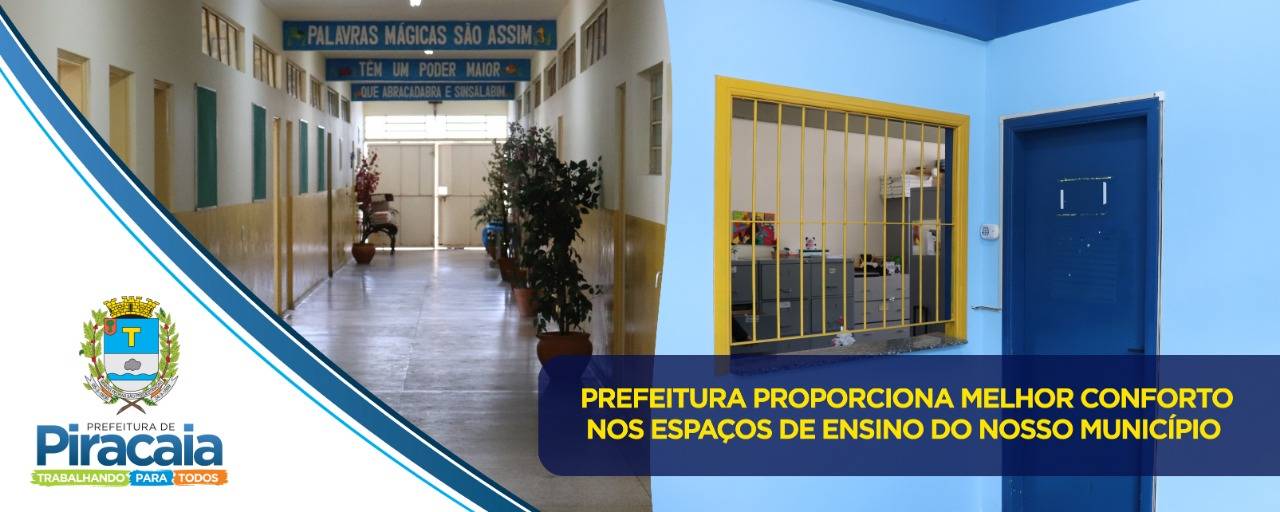 Prefeitura realiza reformas em escolas municipais