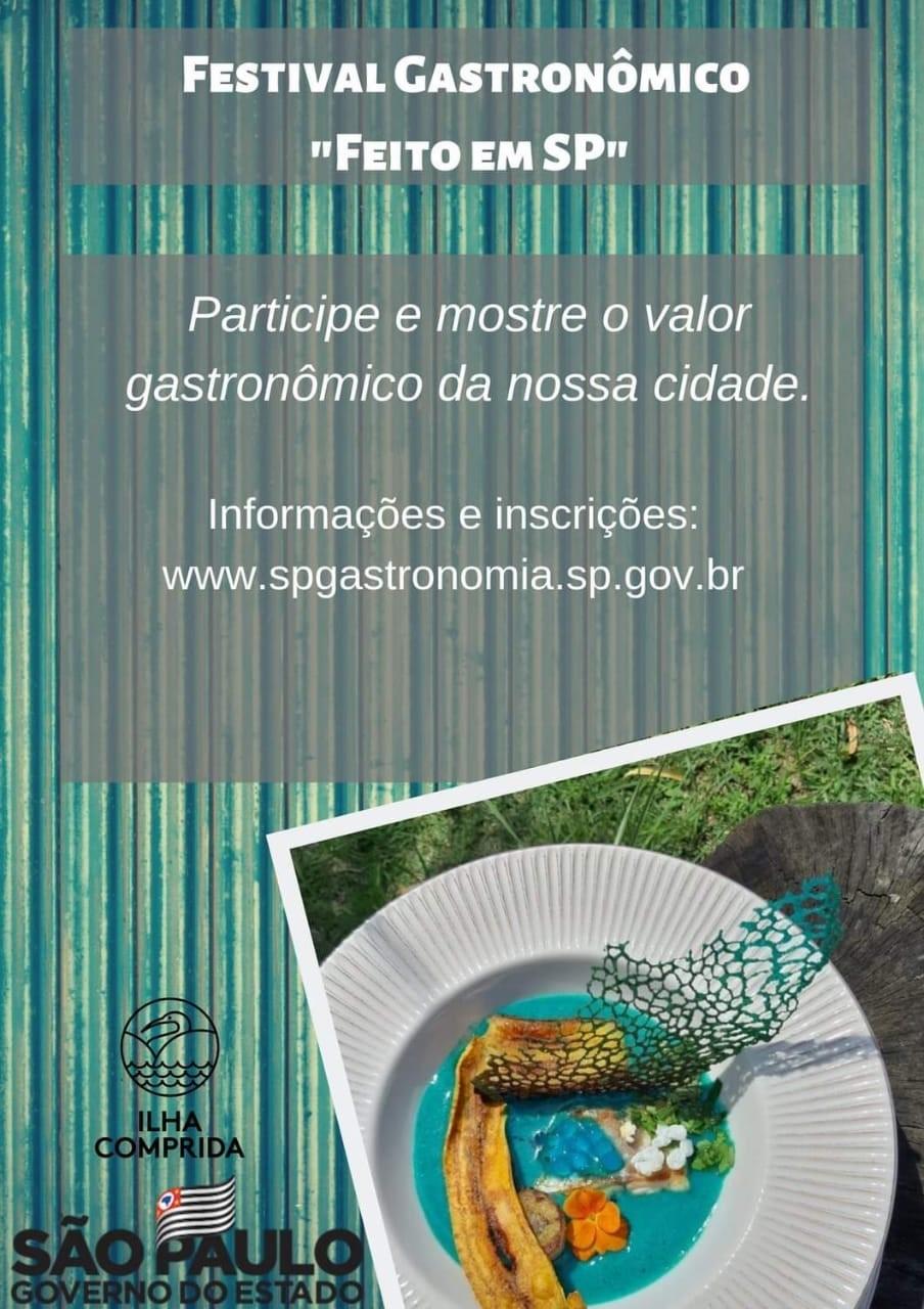 Empresários da área da alimentação, participem do Festival Gastronômico "Feito em SP"