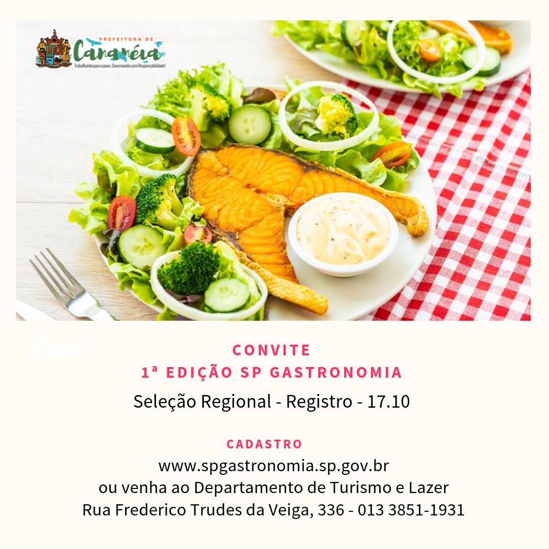 1ª Edição SP Gastronomia, participe!