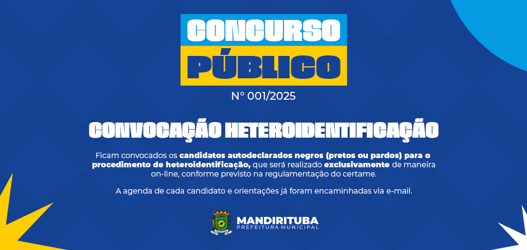 CONVOCAÇÃO HETEROIDENTIFICAÇÃO