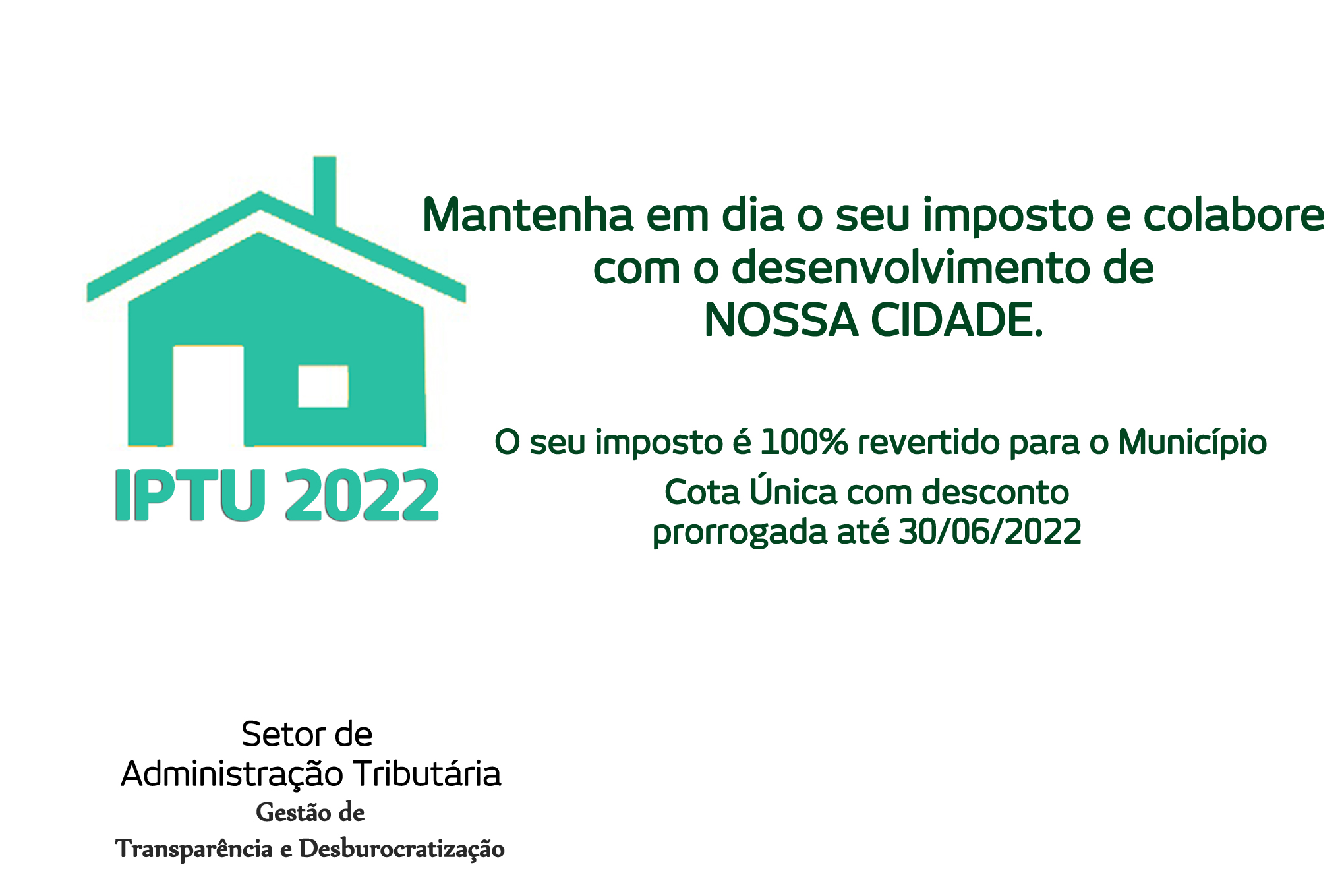 1-IPTU_2022 Divulgação Prorrogada