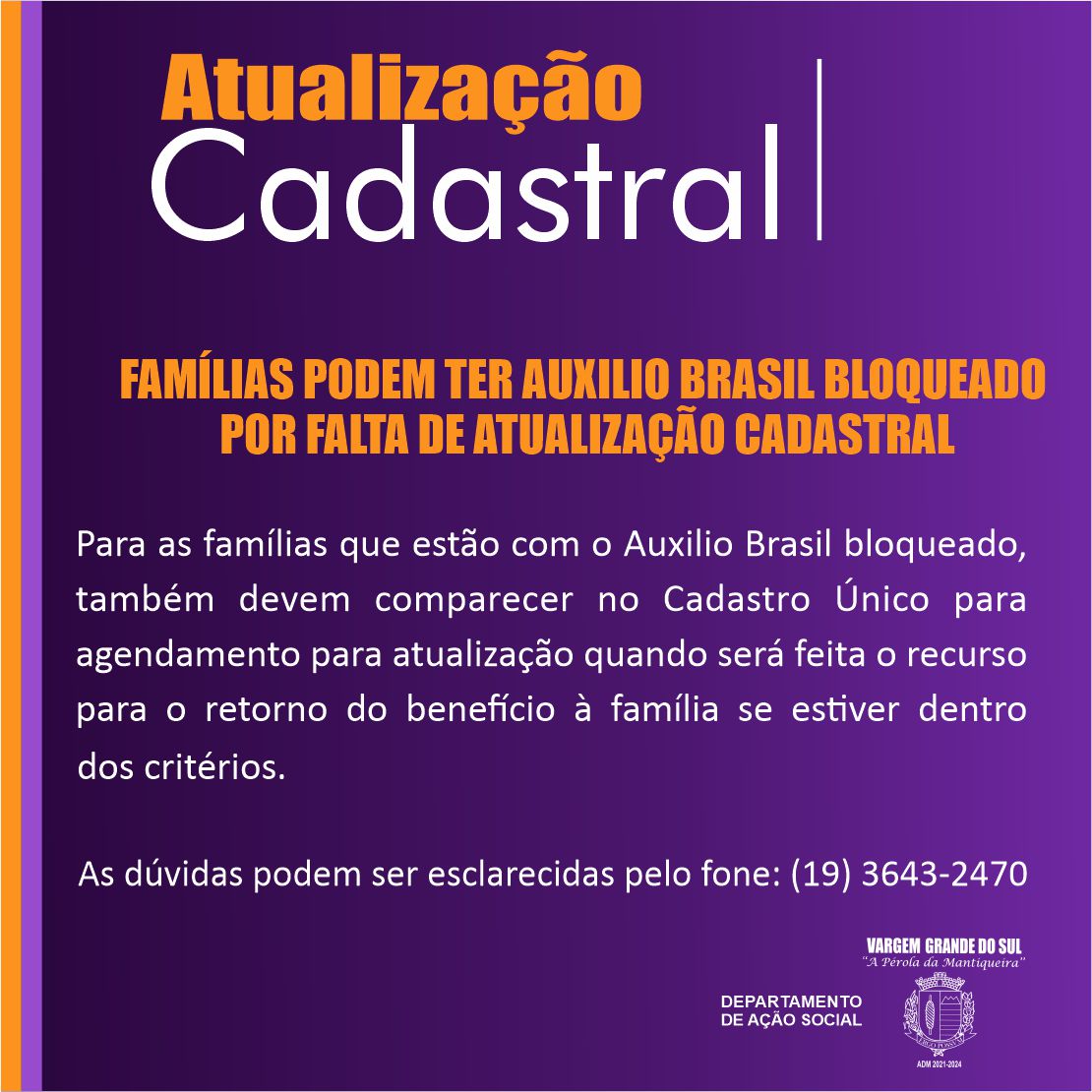 Atualização Cadastral