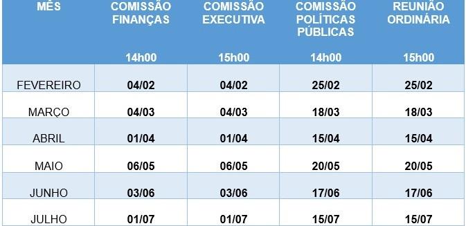 Reuni&otilde;es conselho de sa&uacute;de