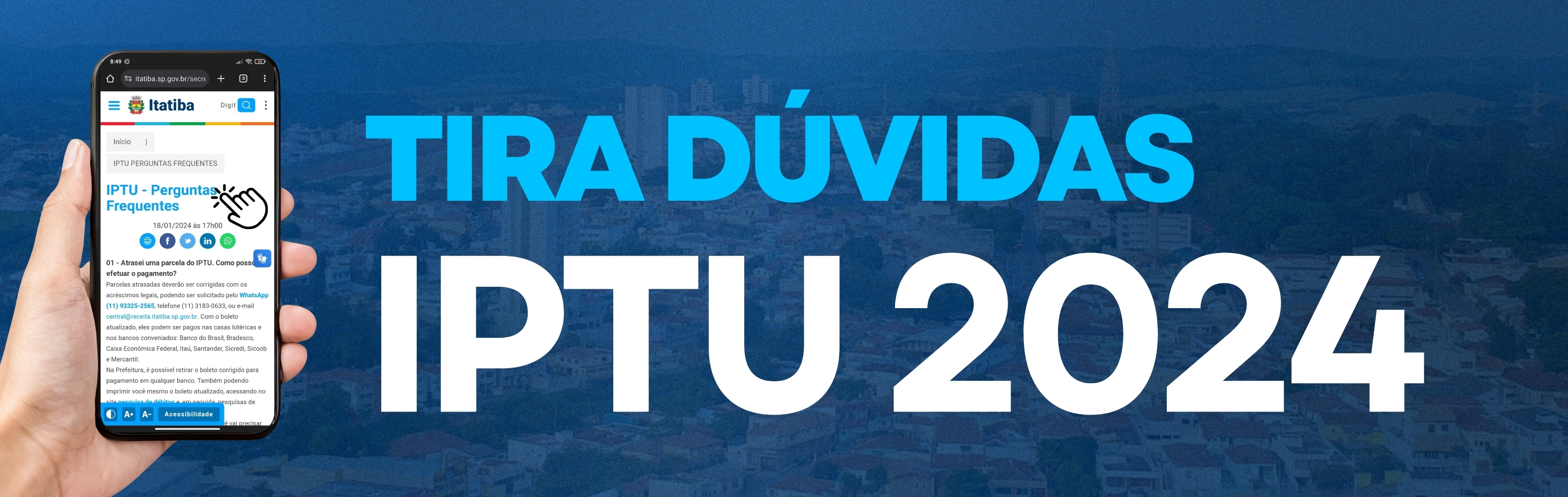 TIRA DÚVIDAS IPTU 2024