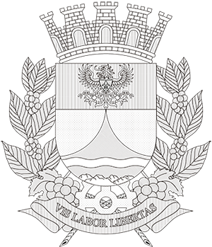 5516 - Símbolos do Município Brasão de Itatiba 2022 - Monocromático Codificado