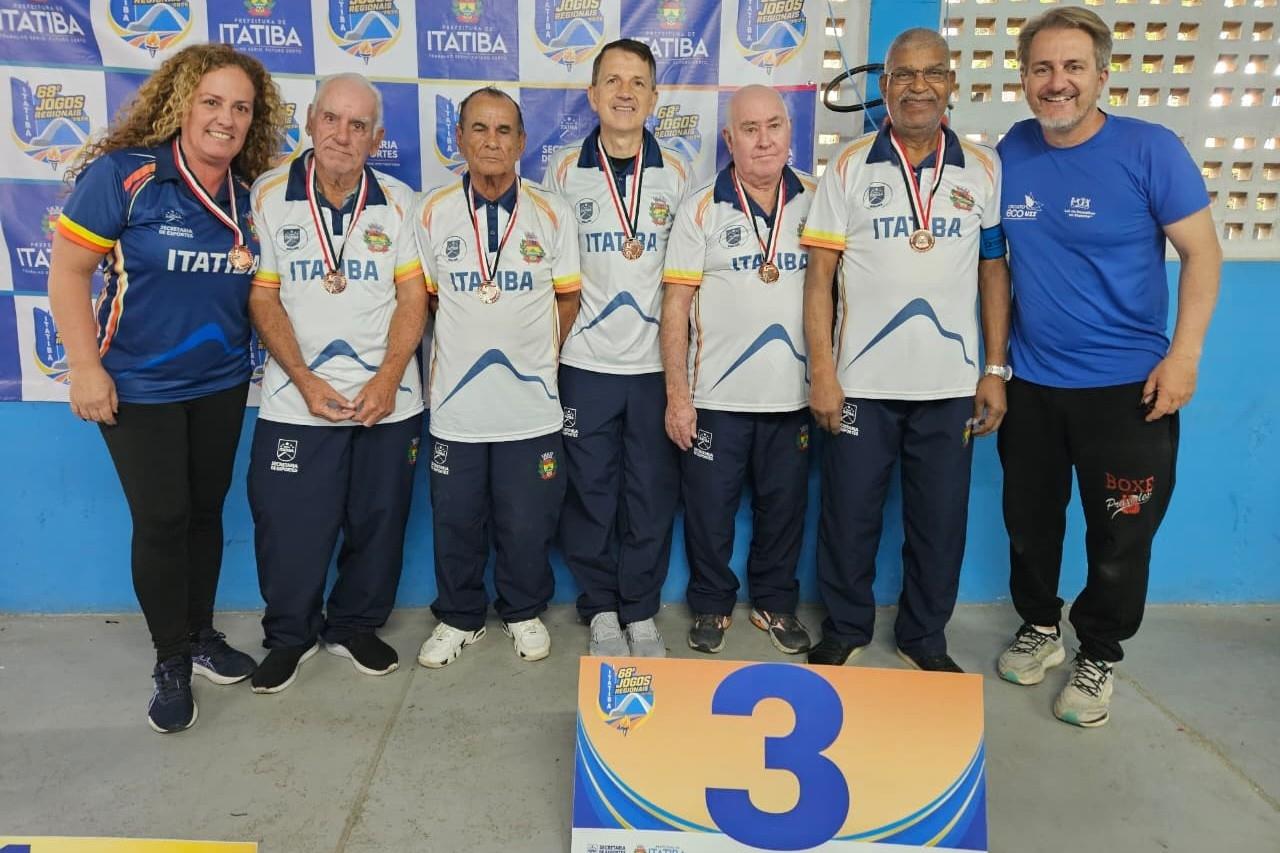 Equipe de Malha de Itatiba leva o bronze - Divulgação PMI