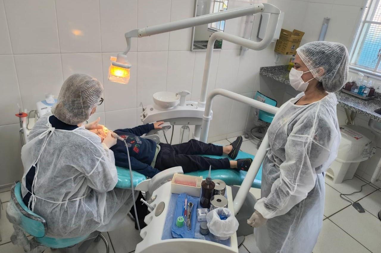 S&aacute;bado da Preven&ccedil;&atilde;o teve atendimentos odontol&oacute;gicos - Cr&eacute;dito Divulga&ccedil;&atilde;o PMI