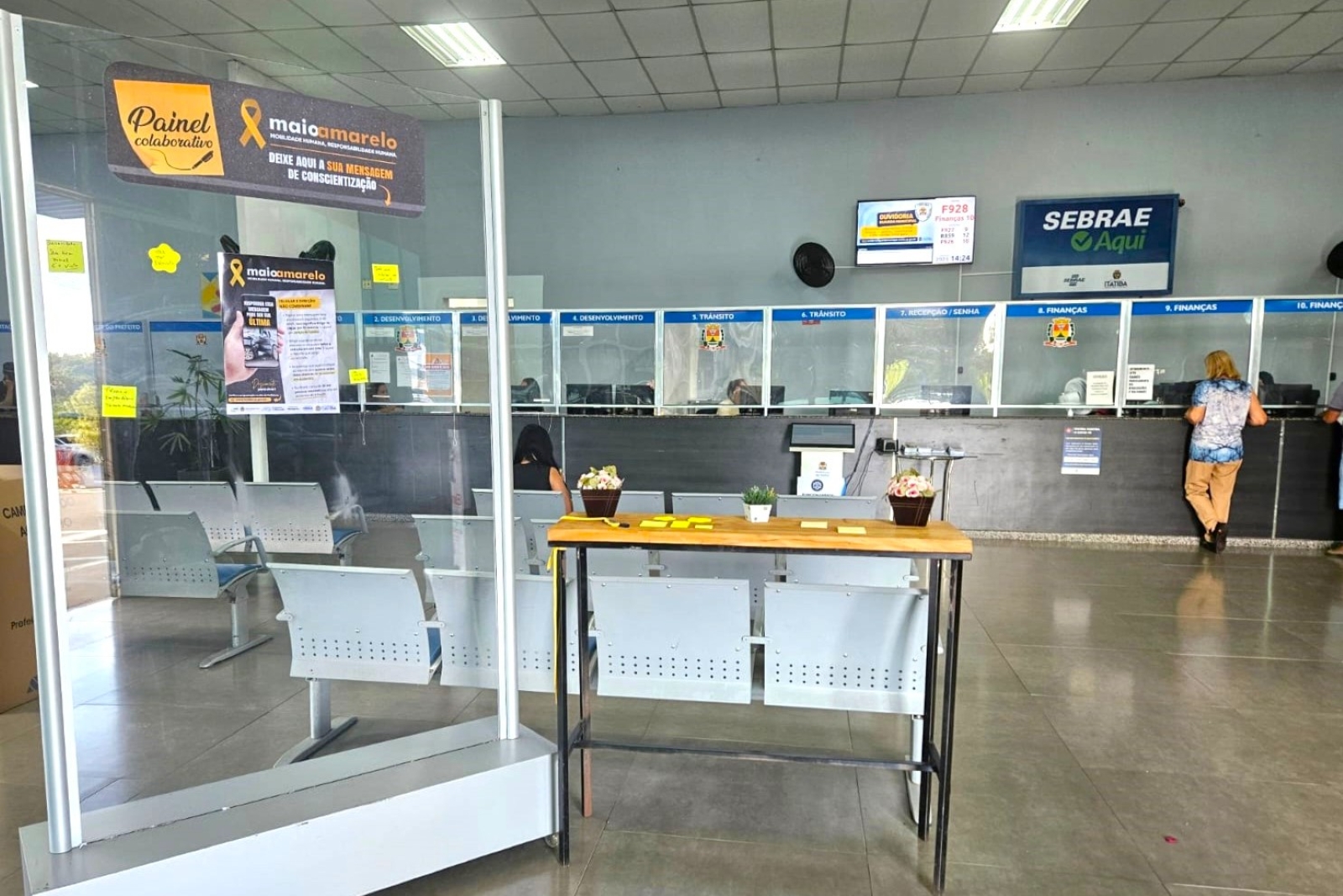 Maio Amarelo painel