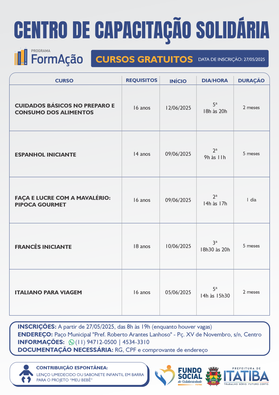 Capacitação maio25