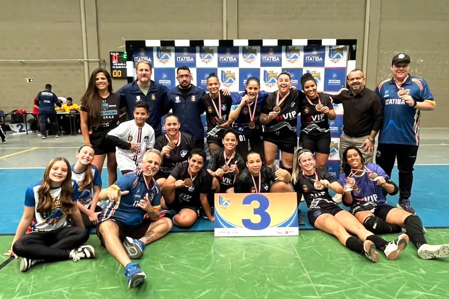 Futsal Feminino de Itatiba é bronze nos 68º Jogos Regionais - Divulgação PMI