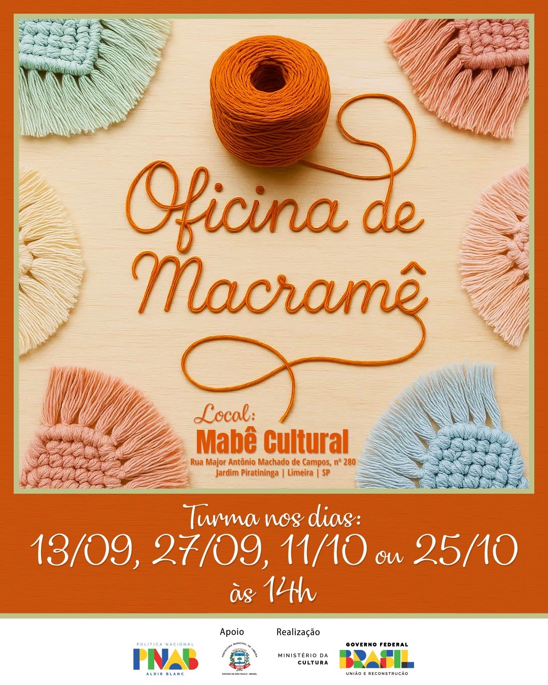 OFICINA DE MACRAM&Ecirc;