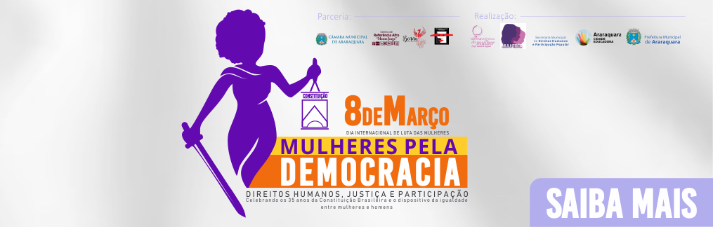 Março mês de luta das mulheres
