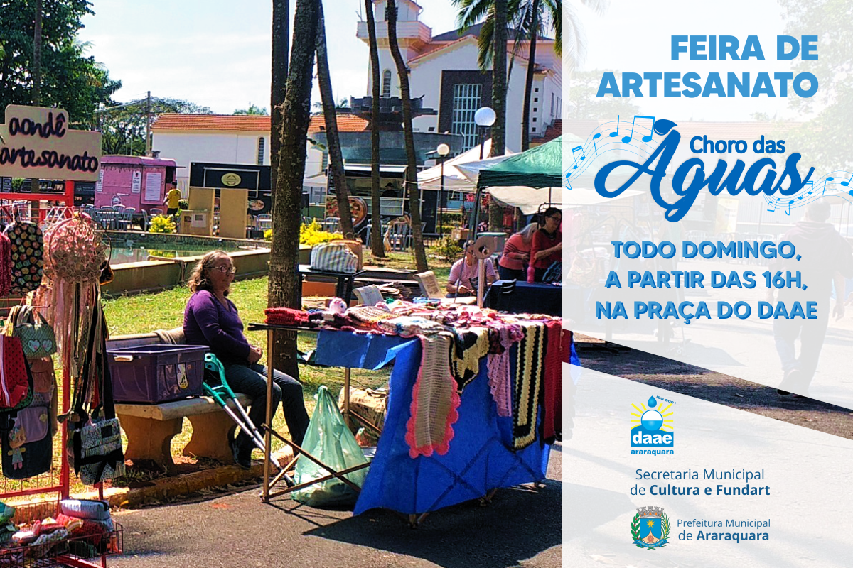 Choro das Aguas feira artesanato