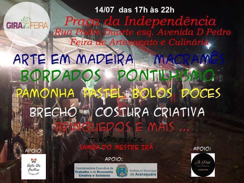 Confira a programação de feiras de artesãos e empreendedores do fim de  semana - Prefeitura de Araraquara