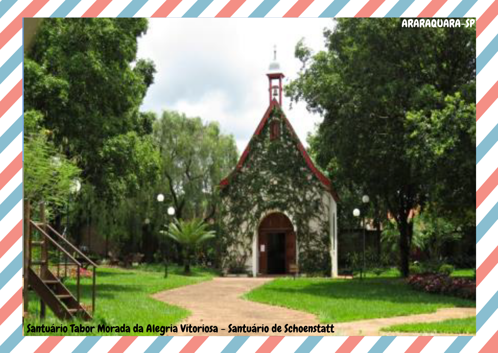 Santuário Tabor Morada da Alegria Vitoriosa - Santuário de Schoenstatt CARTÃO POSTAL