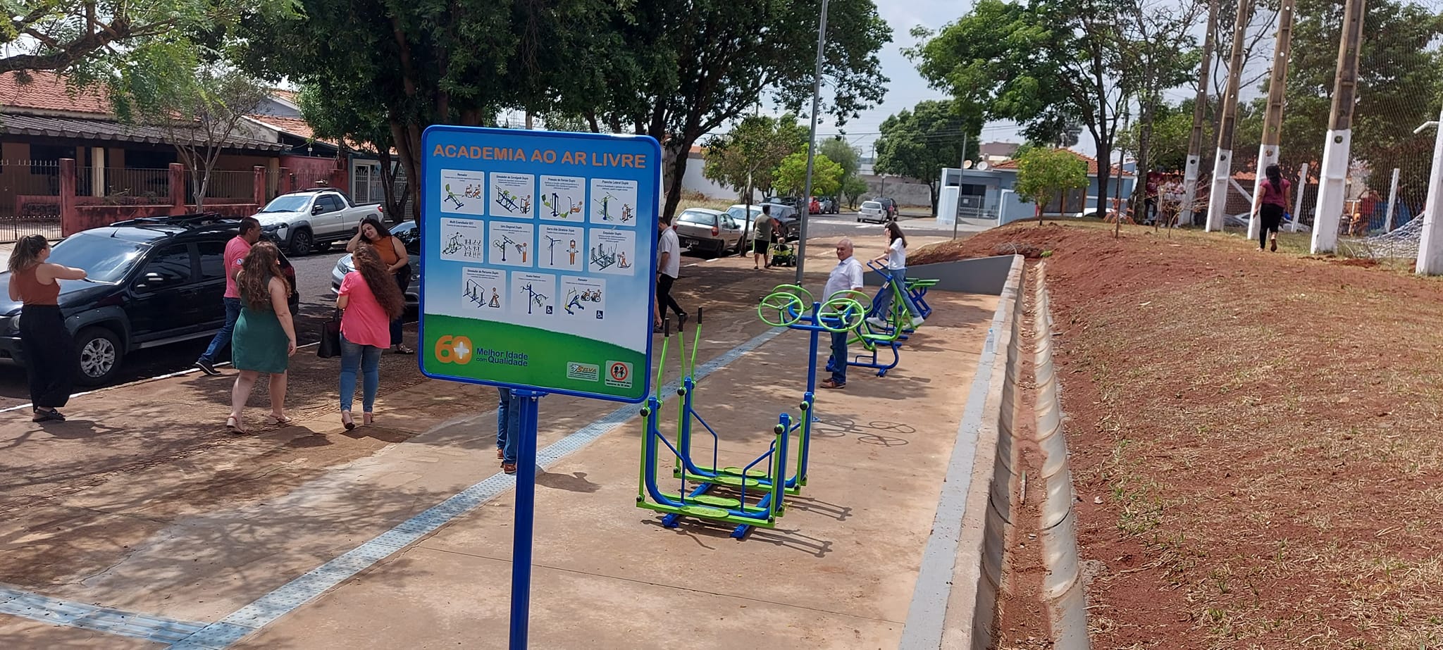 Academia ao ar livre fo ientregue no Jardim Imperador - Foto Divulgação 02