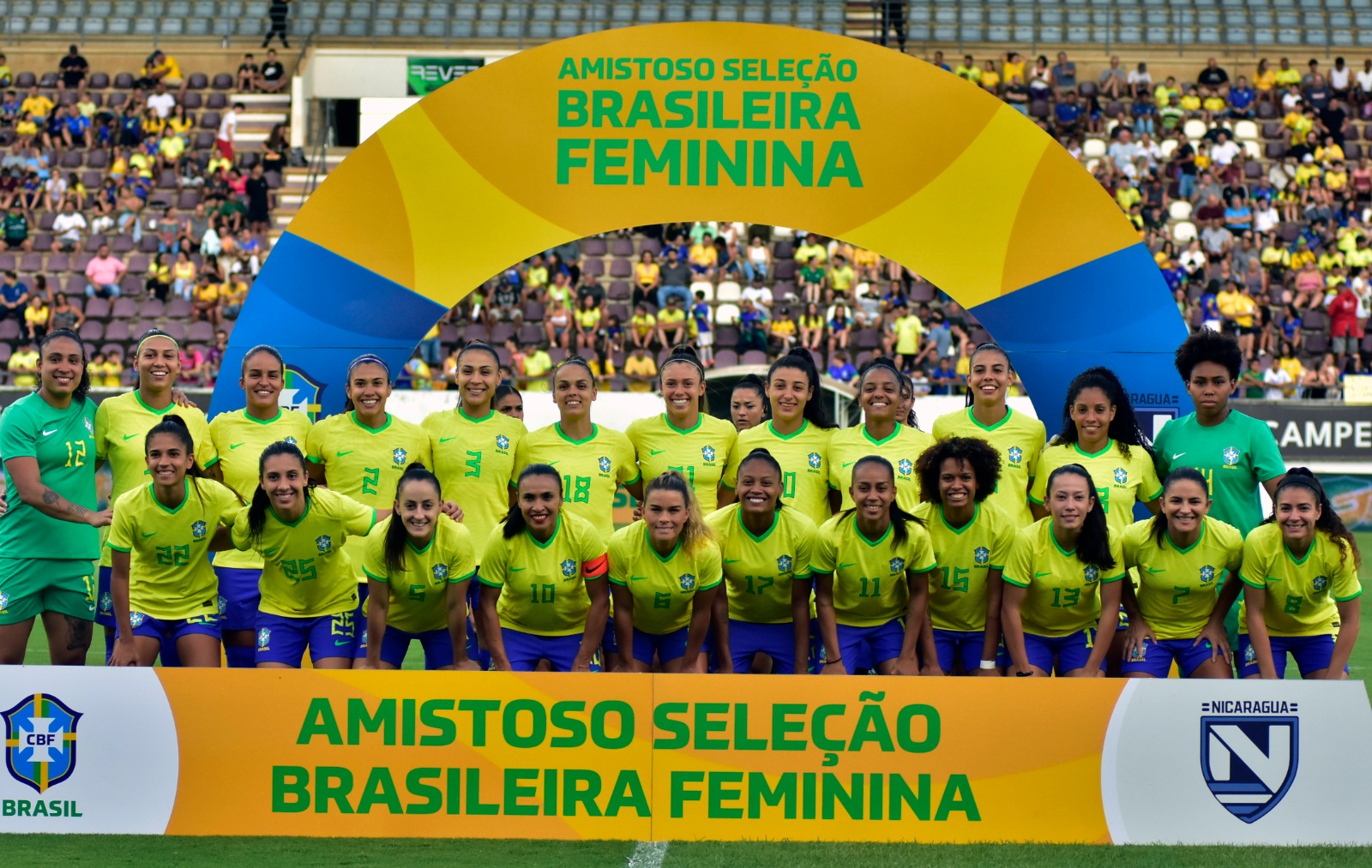 Seleção Brasileira Feminina goleia a Nicarágua em Araraquara