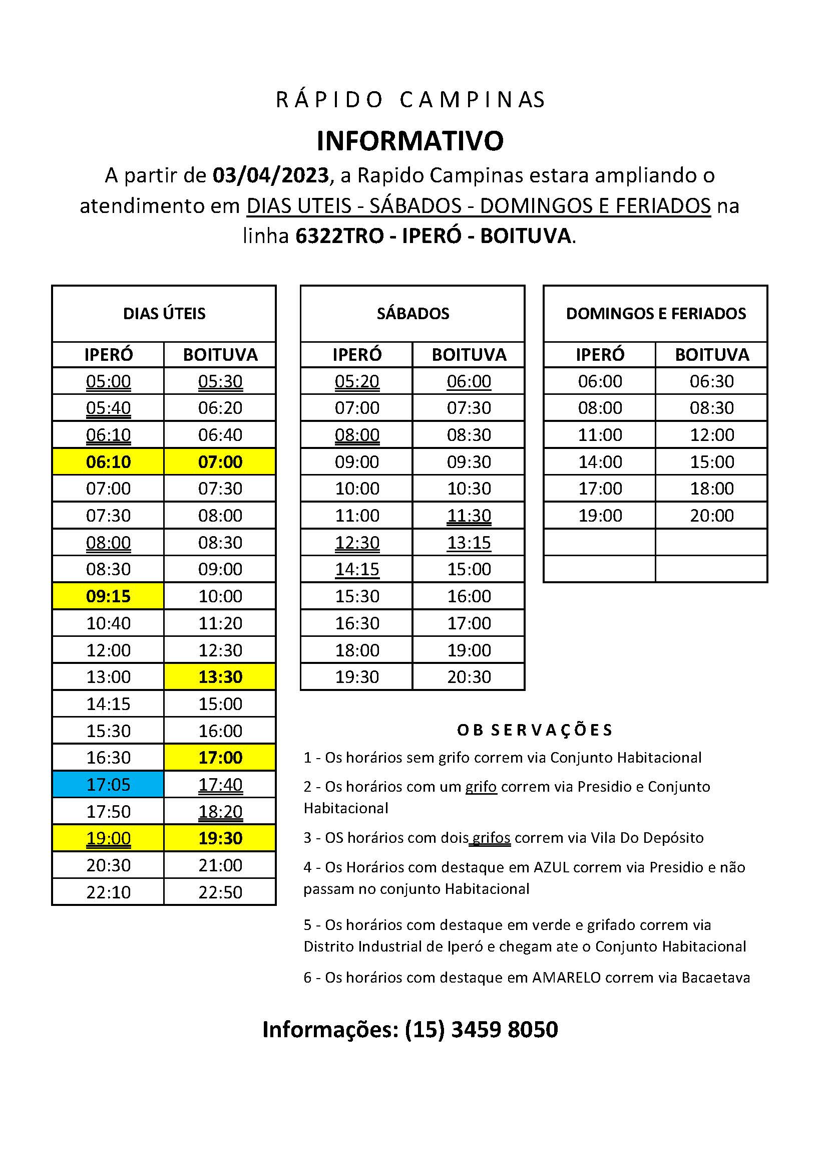 HorÁrios De Ônibus Prefeitura De Iperó 9783