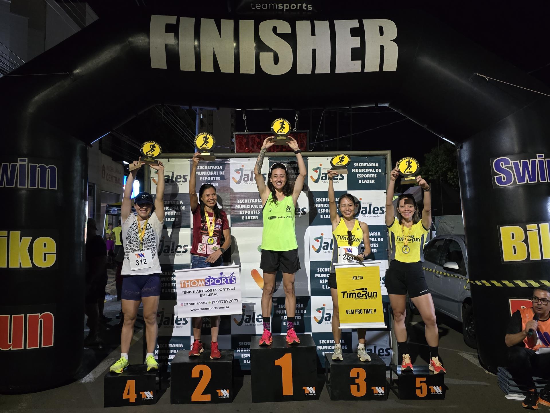 Corrida Pedestre 12 - Vencedoras Categoria Geral Feminino