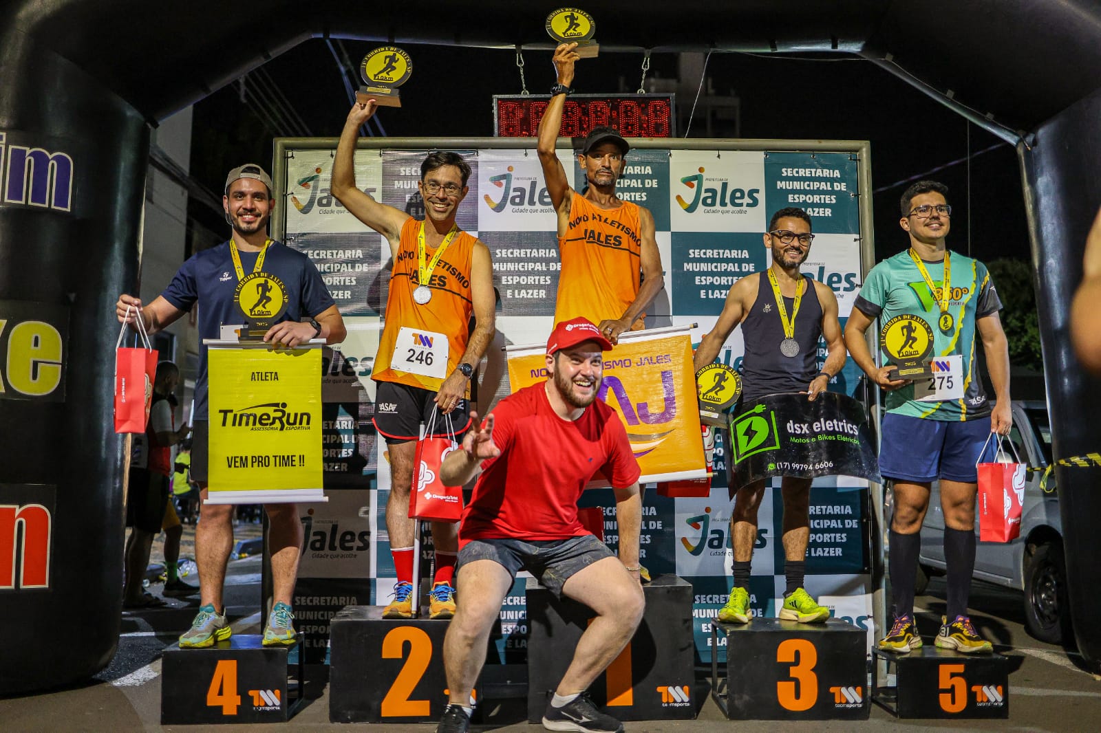 Corrida Pedestre 13 - Vencedores da Categoria Morador de Jales Masculino