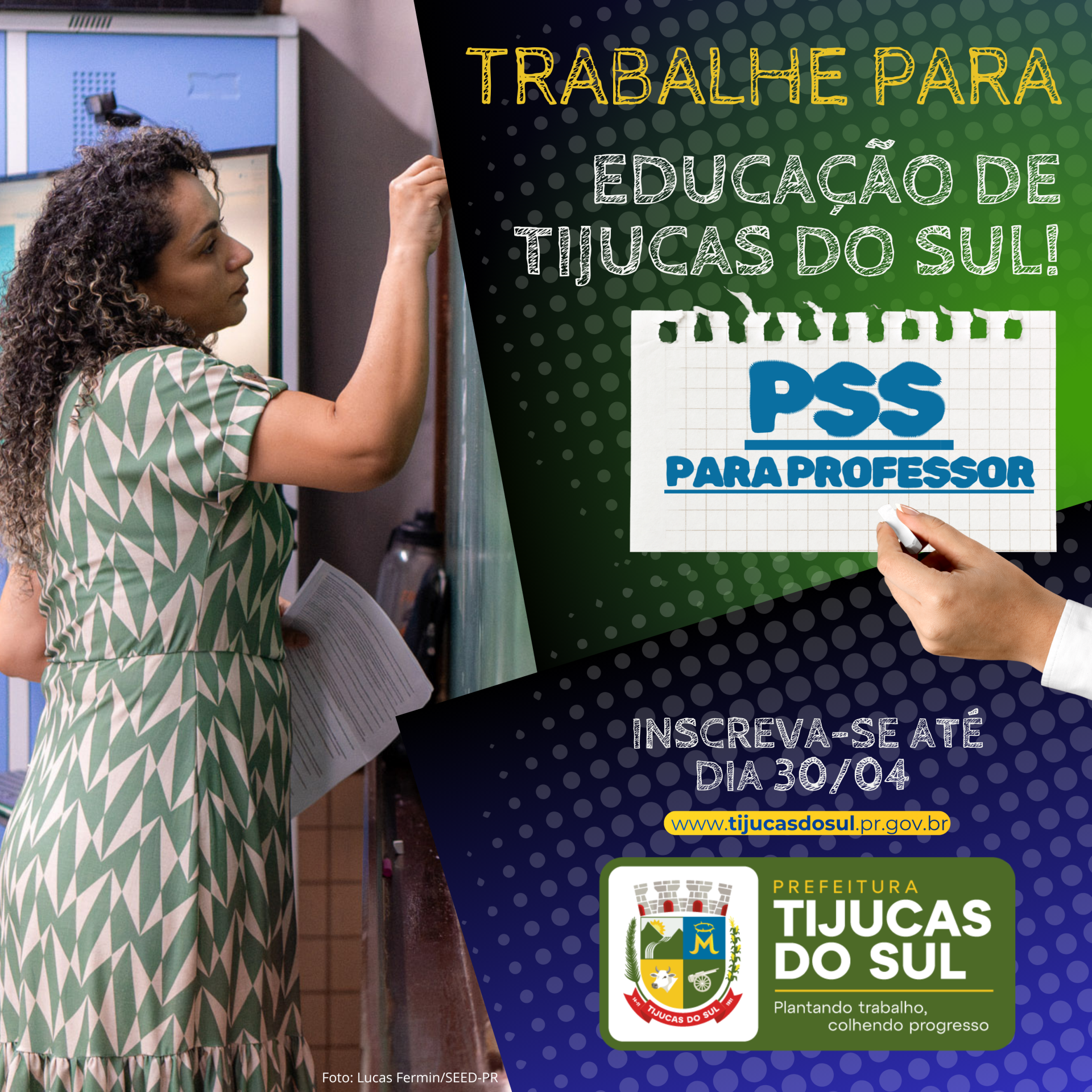 Inscri&ccedil;&otilde;es PSS Professor