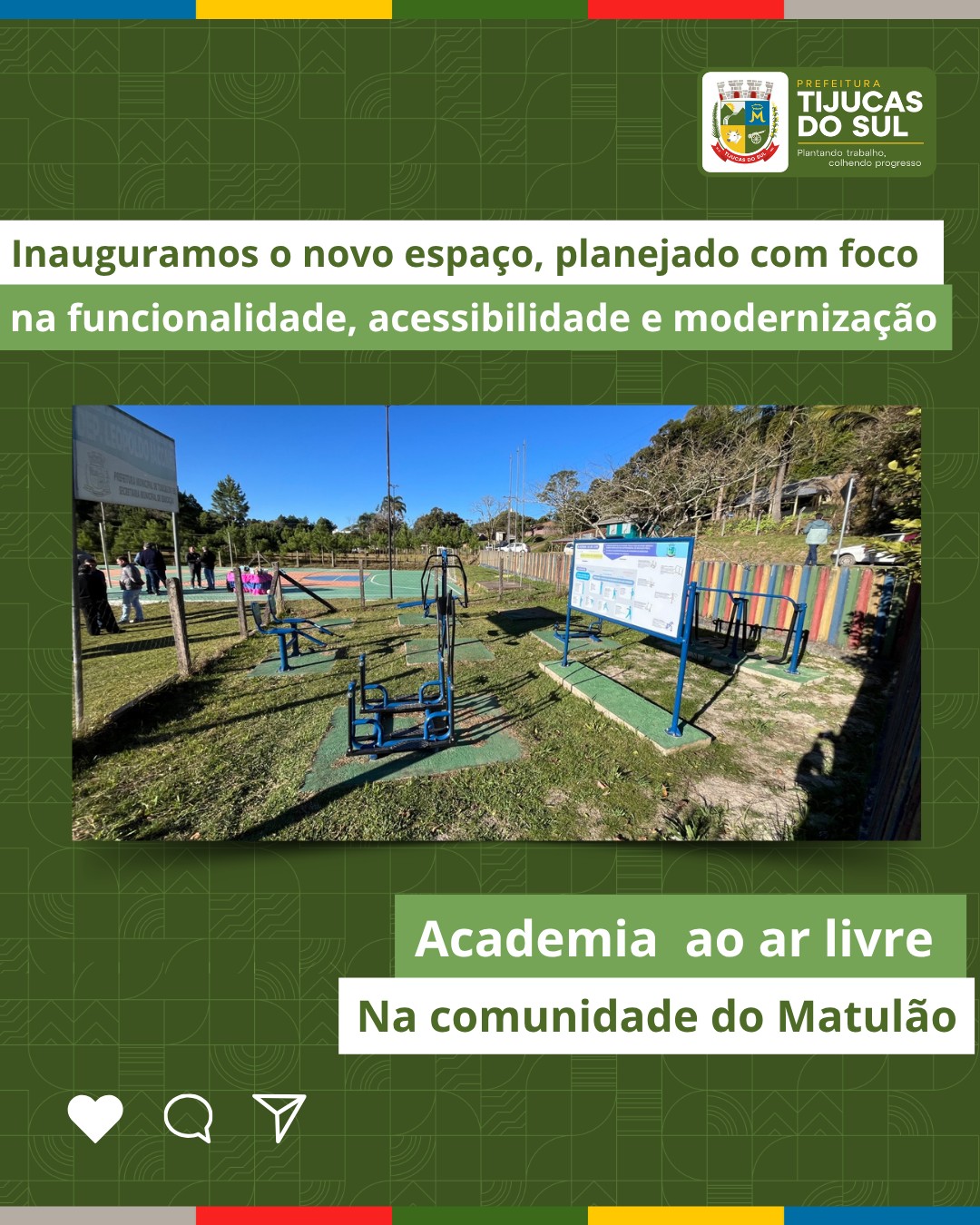 inaugura&ccedil;&atilde;o academia ao ar livre